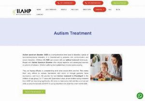 Autism Treatment - Autism Spectrum Disorder is a group of neurodevelopmental disorders. The best results of Autism treatment is shown by IIAHP therapy centre as children improve with our Autism therapies. ASD can recover with our autism treatment therapies and techniques. 