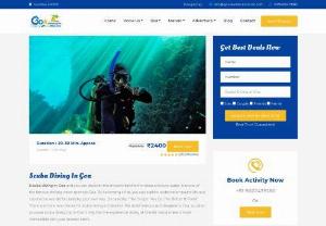 Scuba Diving in Goa - Scuba diving in Goa and you can discover the mystery behind the clean and pure water. It is one of the famous thrilling water sports in Goa. By becoming a fish, you can explore underwater marine life and experience wonderful corals by your own way. So basically, 