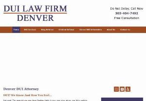 DUI Law Firm Denver - DUI Law Firm Denver brings a unique combination of knowledge, skills, and experience to the fight on your behalf. We know the law, science, how to win and what you're going through.