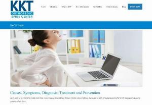 KKT Back Pain Treatment Center - KKT is one of the best Back Pain Clinic in Toronto, which diagnose & treat root causes of Chronic Back Pain and protect your spine with advance treatment.