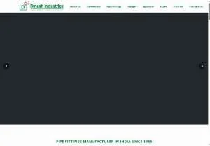 Screenshot of Steel Pipe Fittings Manufacturer in India