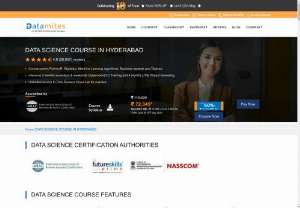Data Science Certification Training Course in Hyderabad by DataMites - Get the best data science training in Hyderabad by enrolling with DataMites online, classroom, self learning and live virtual training session with 30 days live project monitoring facility.