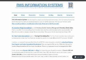 RWS Information Systems - We developed our Inventory Magic spreadsheet with the objective of enabling everyone to control their inventory.