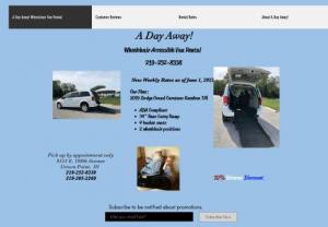 A Day Away! - What would going out to lunch, a walk around the fairgrounds, attending family events or being able to take a vacation mean to your loved one? 

We offer a solution for wheelchair transportation in Northwest Indiana, allowing you and your special someone to continue to make happy memories.