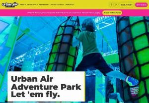 Urban Air Trampoline & Adventure Park - 9550 East 40th Avenue, Denver, CO 80238  (303) 536-1951  If you are looking for the best year-round indoor amusements in the Denver, Aurora, Commerce City and North Washington areas, Urban Air Adventure Park is the perfect place. With new adventures behind every corner, we are the ultimate indoor playground for your entire family. Take your kid's birthday party to the next level or spend a day of fun with the family and you will see why we are more than just a trampoline park.

