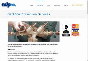 Backflow preventer testing and installation - For backflow prevention device installation, repair and testing, contact the professionals at ADP Toronto Plumbing.
