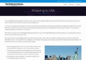 Shipping to USA - We offer a diverse range of transportation services from project cargo to international transportation and domestic retail distribution and delivery. We can also optimize your packaging, manage your materials sourcing, and so much more.