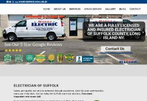Marra Electric - If you are interested in hiring an electrician in Suffolk, then get in touch with Marra Electric.
We have been in business since 2004 and we have been providing experienced electrical services to Suffolk customers for over ten years.  Call Marra Electric today if you want an experienced electrician that serves the Suffolk area.