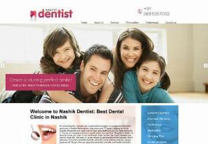 Nashik Dentist - Welcome to the advanced Dental Clinic located in Nashik. Step down into the Nashik Dentist clinic which is leading Dental Care in Nashik. Our clinic reached its best position because we have the best Dentist in Nashik. Take your appointment with Top Dentists in Nashik in our clinic. For information, visit our website.