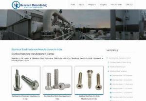 stainless steel nuts and bolts manufacturers in india	 - We are EIL approved Stainless Steel Fasteners Manufacturers In India. Suppliers of SS Nuts And Bolts, Stainless Steel Fasteners Distributors In Mumbai, Check Price list of Stainless Steel Studs, SS Bolts, Stainless Steel Nuts And Bolts Manufacturers In India .