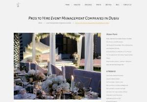 Event management companies in Dubai - La table event is premier event production company in Dubai and Abu dhabi. Our services are birthday party Abu dhabi, UAE wedding, Arabic wedding Abu dhabi, event planner Dubai, event planning companies in dubai, Wedding stage decoration Dubai and much more.