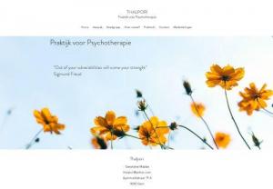 Practice Thalori - At the Thalpori Psychotherapy Practice in Ghent, you can go for all emotional and psychological problems, ranging from a burn-out to a depression, from fears to relationship problems, saying goodbye to a loved one, ...