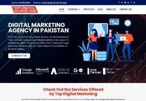 Top Digital Marketing - Top Digital Marketing Services Looking for a top of the line digital marketing agency in Karachi,  Pakistan that offers complete service package - Top Digital Marketing is the correct decision with its sound web based knowledge,  group of specialists and careful understanding of the current digital market. We are a full service digital marketing organization in Karachi,  Pakistan that outfits the intensity of inbound marketing to make digital nearness,  track marketing budgets and improve.