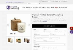 Candle Boxes Wholesale - Order your Candle Boxes Packaging now to Get up to 40% discount with FREE shipping Fast Turnaround, wholesale price, starting from 100 Boxes.