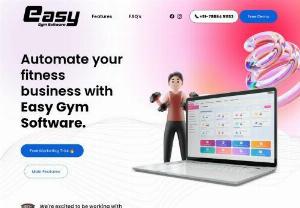 Best gym software  - Easy Gym Software is online specialized gym & fitness studio management solution, everything an owner can ask for. This easy to use gym and club management software is built in a way to satisfy all needs of your gym / fitness studio