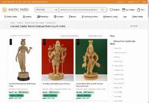 Find Sculpture & Carving Made Of Cedar Wood| Indian Sculptures & Art - Buy Sculptures & Carvings made of cedar wood at ExoticIndia. Take a look at out our collection of intricate Wood Carvings & beautiful Indian Sculptures.