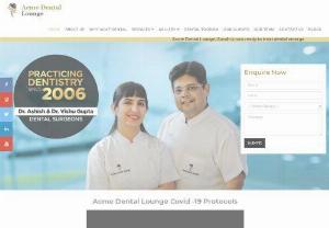 Acme Dental Lounge - Acme Dental Lounge is one of the best dental clinics in Pune, Aundh. Dr. Ashish and Dr. Vishu have more than 12 years of experience as a Dentist. At Acme dental lounge, we are proud to have helped thousands of patients from India, Korea, Japan, Canada, Germany, Uk, USA, Russia and the surrounding area with their dental health and appearance over the past years. you can find more information on our website