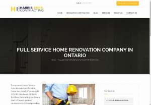 Home renovation contractors Hamilton Ontario - Harris Brothers Contracting are specialists home renovation contractor in Hamilton, Ancaster, St. Catharines, Grimsby Ontario offer services like construction, kitchen design, porch, and deck construction & basement & kitchen renovation, etc.