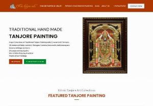 Thanjavur Paintings |  Tanjore Paintings in Chennai - Ethnictanjorearts - Ethnic Tanjore arts was created with a vision of aiding and promoting the interests hundreds of artists who are confined to practicing their craft from their homes and rural regions. Its founder, Mr. R.  Prasanna Venkatesh , was born in Chennai.