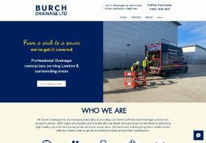 Burch Drainage Ltd - Professional Drainage Contractors serving All of London & Surrounding Areas
CCTV Drainage Surveys, Drains, Sewers, Drain Lining, Vacuum Tankers, Excavations, Confined Spaces