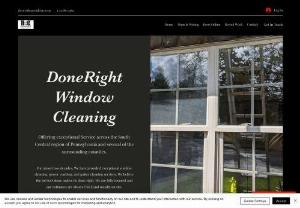 DoneRight Window Cleaning - We are a local window cleaning, power washing and gutter cleaning service. Servicing the Camp Hill, Lebanon, Chambersburg and Lewistown areas.