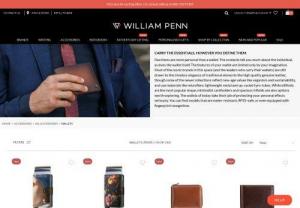 Buy Leather Wallets for Men Online | William Penn - Get premium men's leather wallets online at the best prices in India. William Penn has 100% genuine leather products.