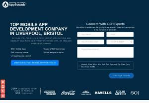 Top Mobile App Development Company in Liverpool, Bristol - AppSquadz is a committed mobile app development company in Liverpool, Bristol offering tech-oriented solutions to esteemed clients. We strive to deliver the mobile app development services that will make an impact and Kickstart your business.