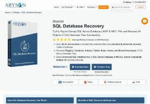restore SQL database - SQL database is widely used by companies to manage the data. But what if it gets corrupted. The solution to this problem is the SQL database recovery software. It repairs the corrupted data. It has 2 mode of recovery that is standard and advanced.