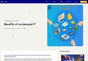 On Demand Software Development Platform|AIDOOS - 
AIDOOS is On demand software development platform which provides the option to enterprises that they can save the cost of their project by paying only for the task submit by the company and get the best work done by Subject matters experts