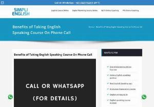 Benefits of Taking English Speaking Course On Phone Call - 