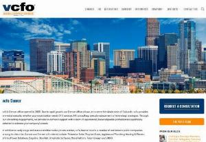 Denver CO Financial Consulting Firm - vcfo provides knowledgeable professionals on financial, HR, and accounting area to help companies achieve their goals.