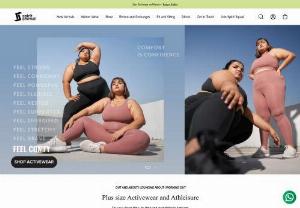 India Plus Size Activewear Brand - Discover Plus size activewear with distinctive fashion and the utmost comfort for plus size women. Shop our stylish and flattering plus size workout clothes!