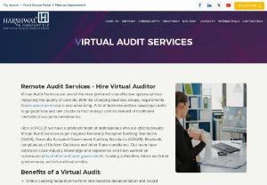 Virtual Audit Services | Professional Remote Audit Services USA - HCLLP - Virtual Audit Services are one of the most preferred cost-effective options without impacting the quality of controls. With the changing business setups, requirements for assurance services are also advancing.
