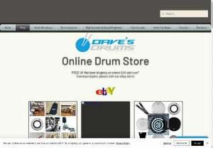 Dave's Drums - Established in January 2015 by drummer Dave Harris and his wife, Sophie, Dave's Drums offers a wide range of refurbished, second hand and new drum products, as well as repairs & servicing, lessons and free advice.
