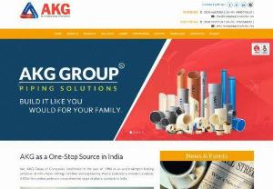  Leading Electrical and plastic Manufacturer in Delhi NCR - A.K.G has more than three decades of experience in the appliances fields. Offers high quality products with superior performance, and nil maintenance. It designs pipes, fitting, profiles and plastic extruded & Moulded products as per the scientific application and uses japanese technology. Has supplies chain of authorized distributors, dealers and retailers. This network supplies products across India and has corporate office located in Noida