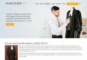Contact for Legal Robes in Toronto at Harcourts - Harcourts is the oldest and largest manufacturer of legal robes in Toronto. We produce the highest quality robes made in Canada, along with offering legal attire, academic regalia, as well as choir gowns and vestments for the clergy. Contact us at 416.977.4408