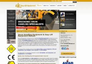 Easy Lift Equipment - Easy Lift Equipment is an industry leader in the manufacturing of ergonomic drum and roll handling equipment of the highest quality. These products are ergonomically designed to increase worker productivity, eliminate workplace injuries and are the easiest to use by any operator.