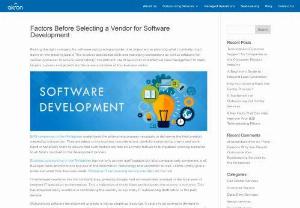 Software Development - How to Select the Right Vendor - Outsourcing software development projects is not as simple as it sounds. It caters to an extensive demand in various lines of a business.