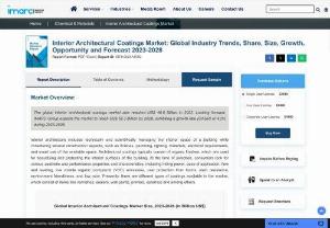 Interior Architectural Coatings Market Companies, Trends and Future Strategy of  Business Development - Interior architectural coatings market manufacturers have developed products with low- and zero-VOC coalescent structure to provide which are eco-friendly, offer greater end user appeal and deliver high performance. Looking forward, the Interior architectural coatings market size is projected to reach US$ 57.8 Billion by 2024, expanding at a CAGR of 6.4% during 2019-2024.