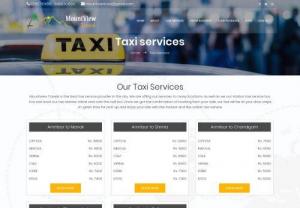 Amritsar Taxi Services - Mountview Travels is offering taxi services from Amritsar to Manali, Shimla, Dharamshala, Dalhousie, Katra, Chandigarh. We have all type of cars in our fleet.
