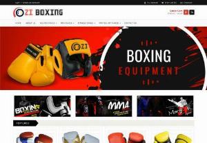 OZI BOXING Custom Made Boxing Gloves Manufacturer  - OZI BOXING is a Manufacturer and Exporter of Boxing Gear, MMA Equipment, Fitness Apparel and Sportswear based in Sialkot Pakistan.