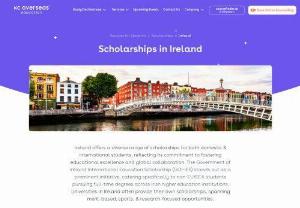 Study in Ireland? Know the Scholarship Options - For international students, it is very important to know about the various scholarship option for their higher education abroad. So, let's get detailed information related to the Scholarships for International Students in Ireland.