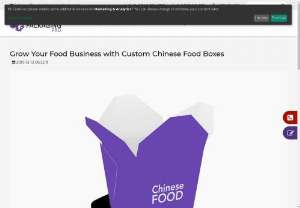 Grow Your Food Business with Custom Chinese Food Boxes - Chinese food boxes are the answer to your needs regarding food packaging. These boxes help to keep your food fresh, maintain its taste and provide easy handling.