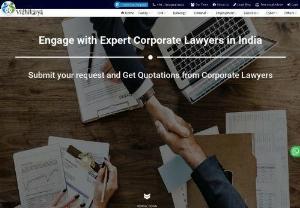 Lawyer for Corporate Legal Services India - Get Lawyer Advice, Documentation and Litigation services on any Corporate Legal matter from Vidhikarya's expert lawyers. Visit to get excellent legal services.
