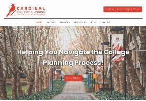 Cardinal College Planning - Providing guidance in the college search process nationwide. I give personalized assistance during junior and senior years to build a college list,  review applications/essays,  evaluate financial aid packages,  and help students and families choose the best fit college for them!