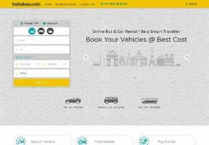 Hire Taxi/Bus Online in Cochin - Bukabus is an online platform which helps people to hire/rent a taxi, tourist buses & mini buses available near to the customers. Book your cabs for weddings, pilgrimage, sightseeing tour, school/college excursion, airport pick up and for other events at an affordable rate.