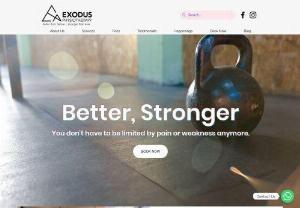 Exodus Physiotherapy Pte. Ltd. - Exodus Physiotherapy specialises in treating musculoskeletal pain and sports injuries. We are located in Hougang, The Midtown (Previously Hougang Plaza).