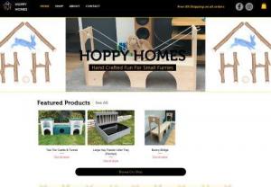Hoppy Homes - Hoppy Homes provides natural and handcrafted rabbit enrichment products; providing stimulation and encouraging natural rabbit behaviours. 