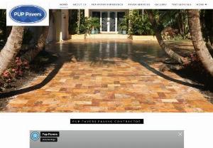 Pup Pavers - PUP Pavers was founded by Tina Gable in 2006 and has grown year after to year to become the premium brick and natural stone paver contracting company in South Florida. Tina's commitment to excellence has allowed PUP Pavers to attract some of the most talented paver specialists in the industry. Our installation and service crews are experts in not only paver services but more importantly understanding the expectations of our customers and providing a superior customer experience.