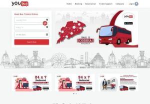 Online Bus Ticket Booking in Odisha - Youbus is an upheaval in the ticket booking field that makes the customary strategy for booking by remaining in long lines as an issue of past. Find out Online Bus Ticket Booking in Odisha with your online ticket booking partner YOUBUS.
